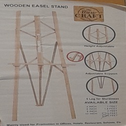 Wooden Easel Stand  5 ft - The Raw Craft